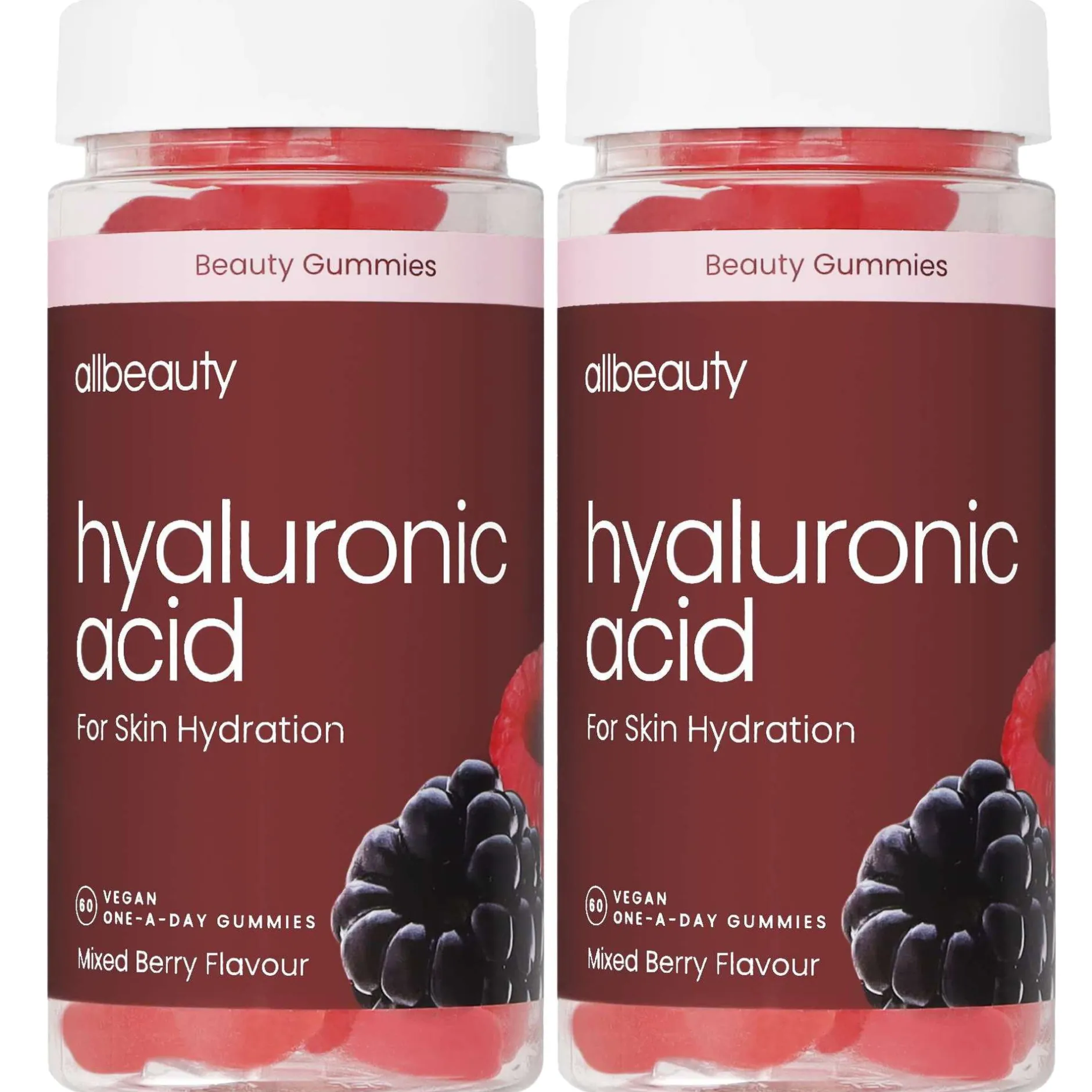 allbeauty Bundles Hyaluronic Acid Beauty Gummies 2 x 60 Sale