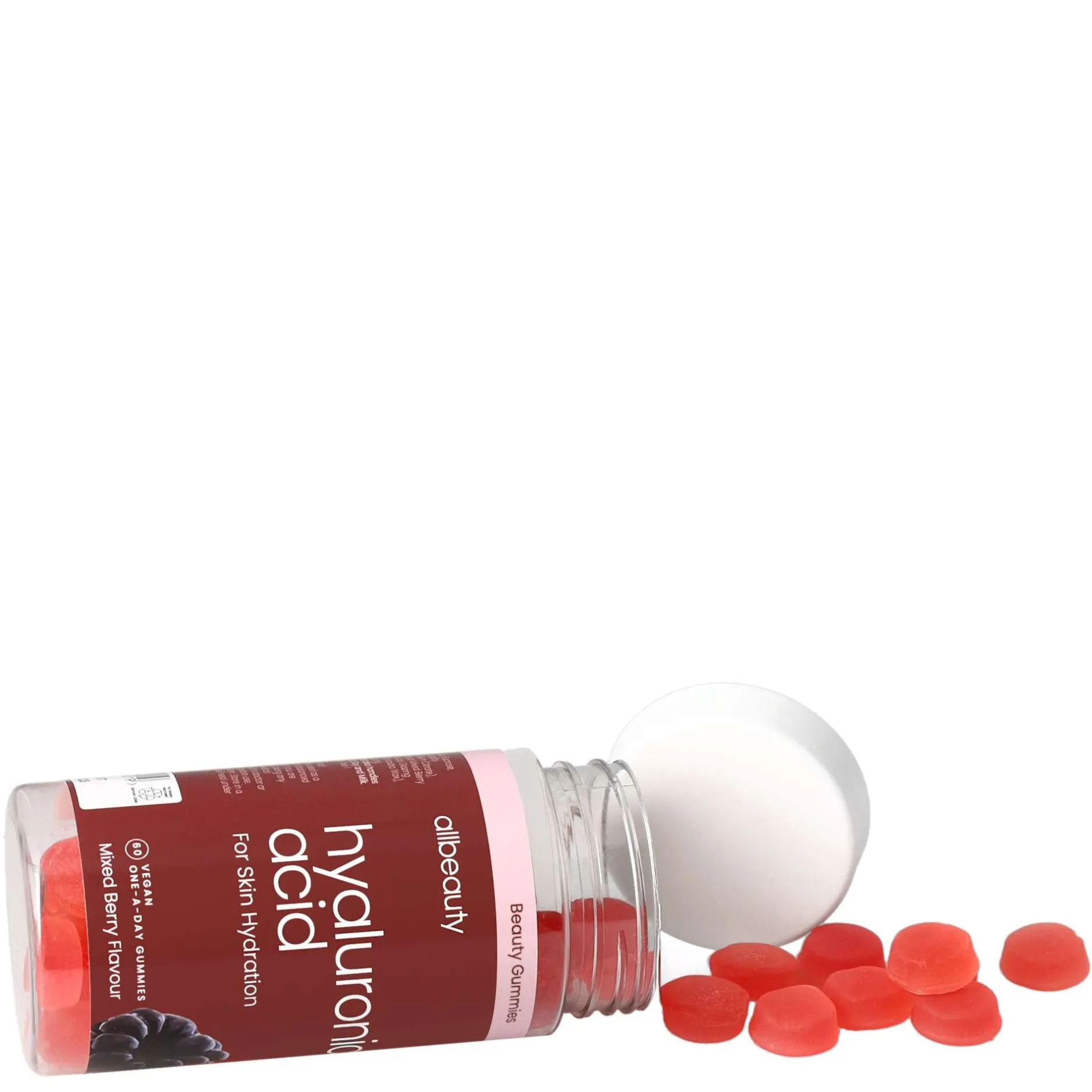 allbeauty Gummies Hyaluronic Acid Beauty Gummies x 60 Hot