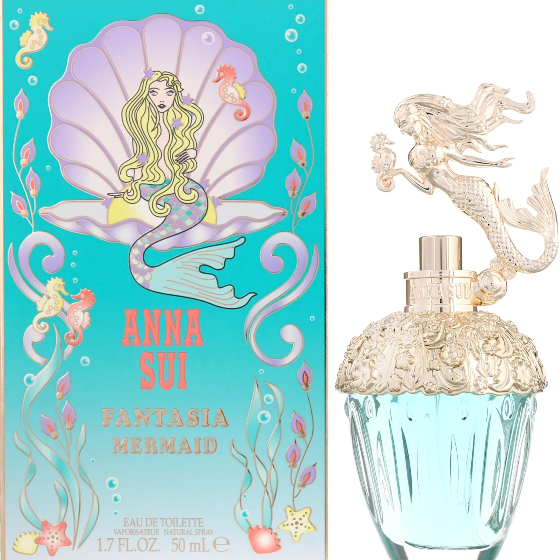 Anna Sui Fantasia Mermaid Eau de Toilette Spray 50ml Clearance