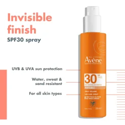 Avène Suncare High Protection Spray SPF30+ 200ml Outlet