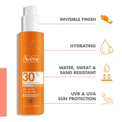 Avène Suncare High Protection Spray SPF30+ 200ml Outlet