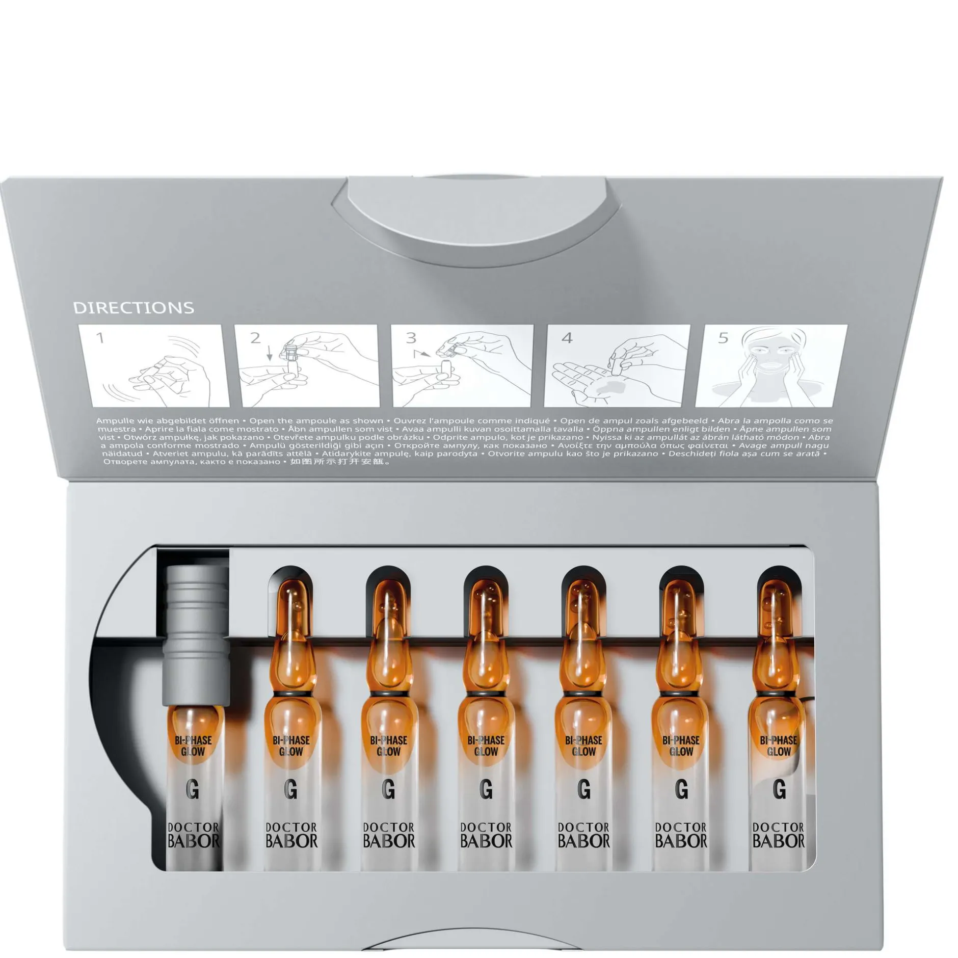 BABOR Ampoules Glow Bi-Phase Ampoule Serum Concentrate 7 x 2ml New
