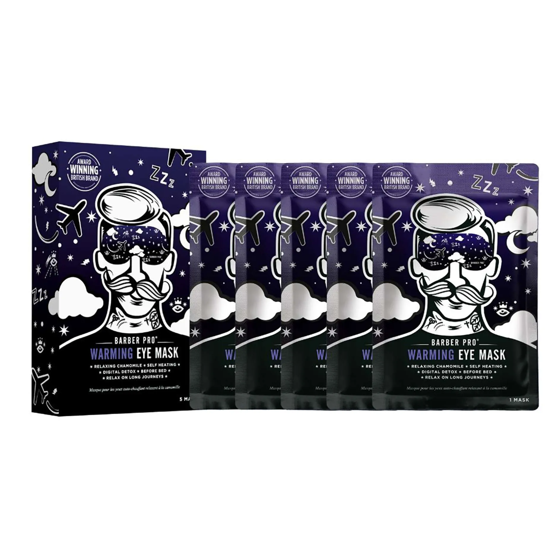 BARBER PRO Warming Eye Mask x 5