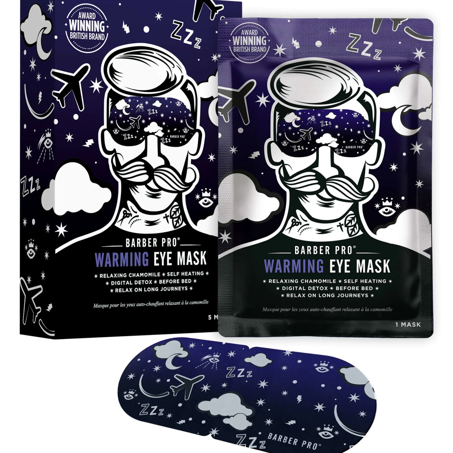 BARBER PRO Warming Eye Mask x 5
