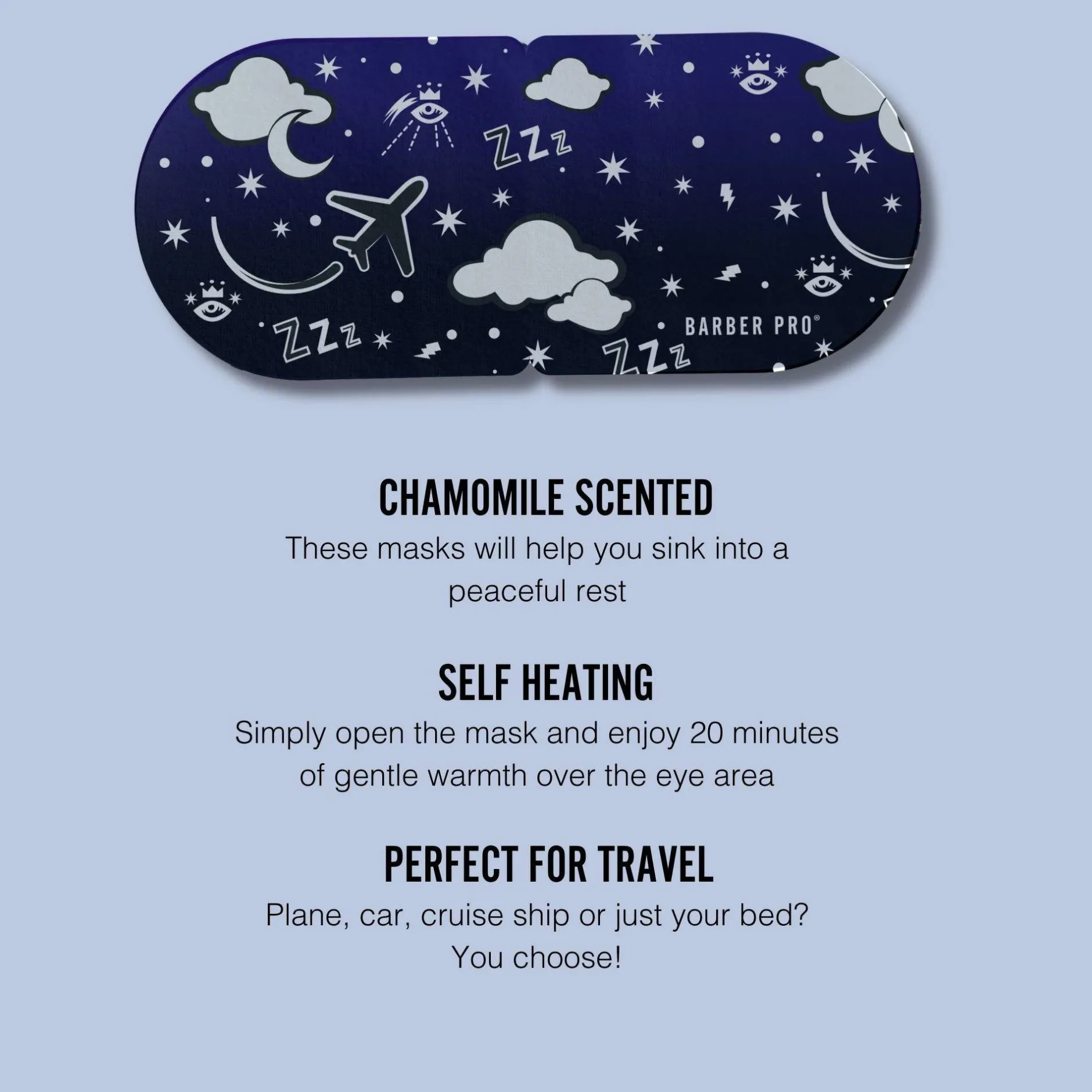 BARBER PRO Warming Eye Mask x 5