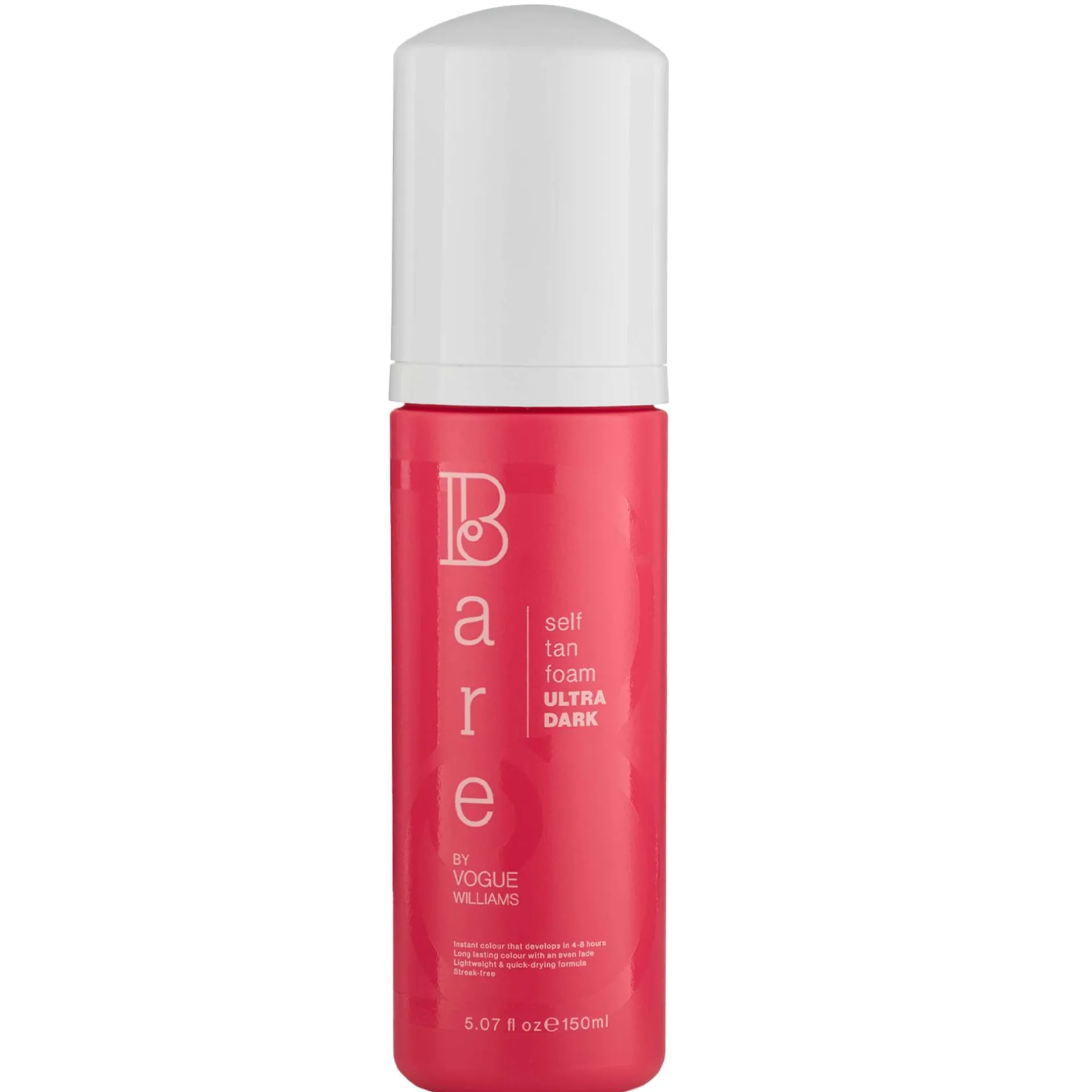 Bare by Vogue Body Self Tan Foam Ultra Dark 150ml New