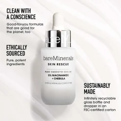 bareMinerals Skin Rescue Pure Smooth Serum 5% Niacinamide + Chebula 30ml Discount