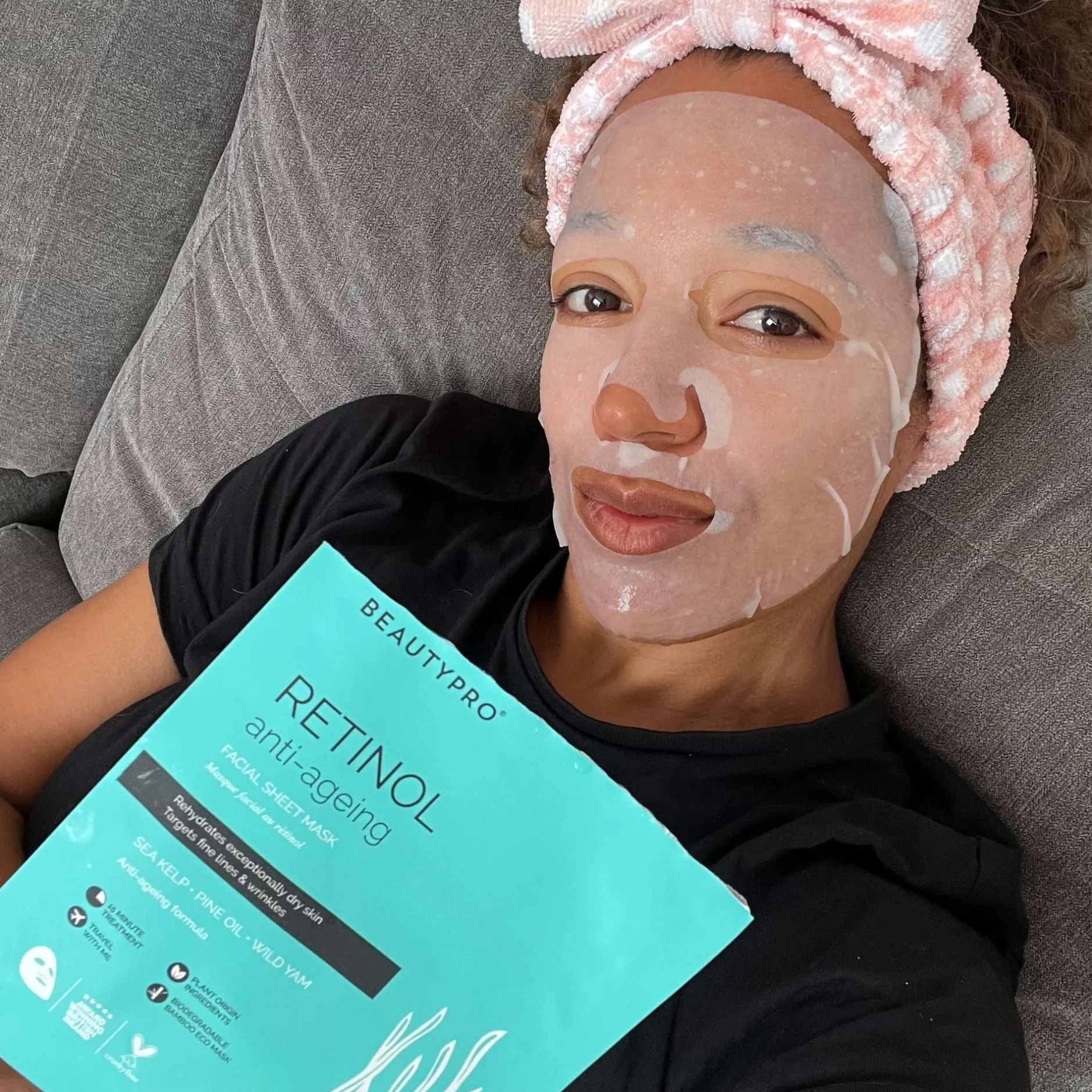 BeautyPro Retinol Anti-Ageing Face Sheet Mask Hot