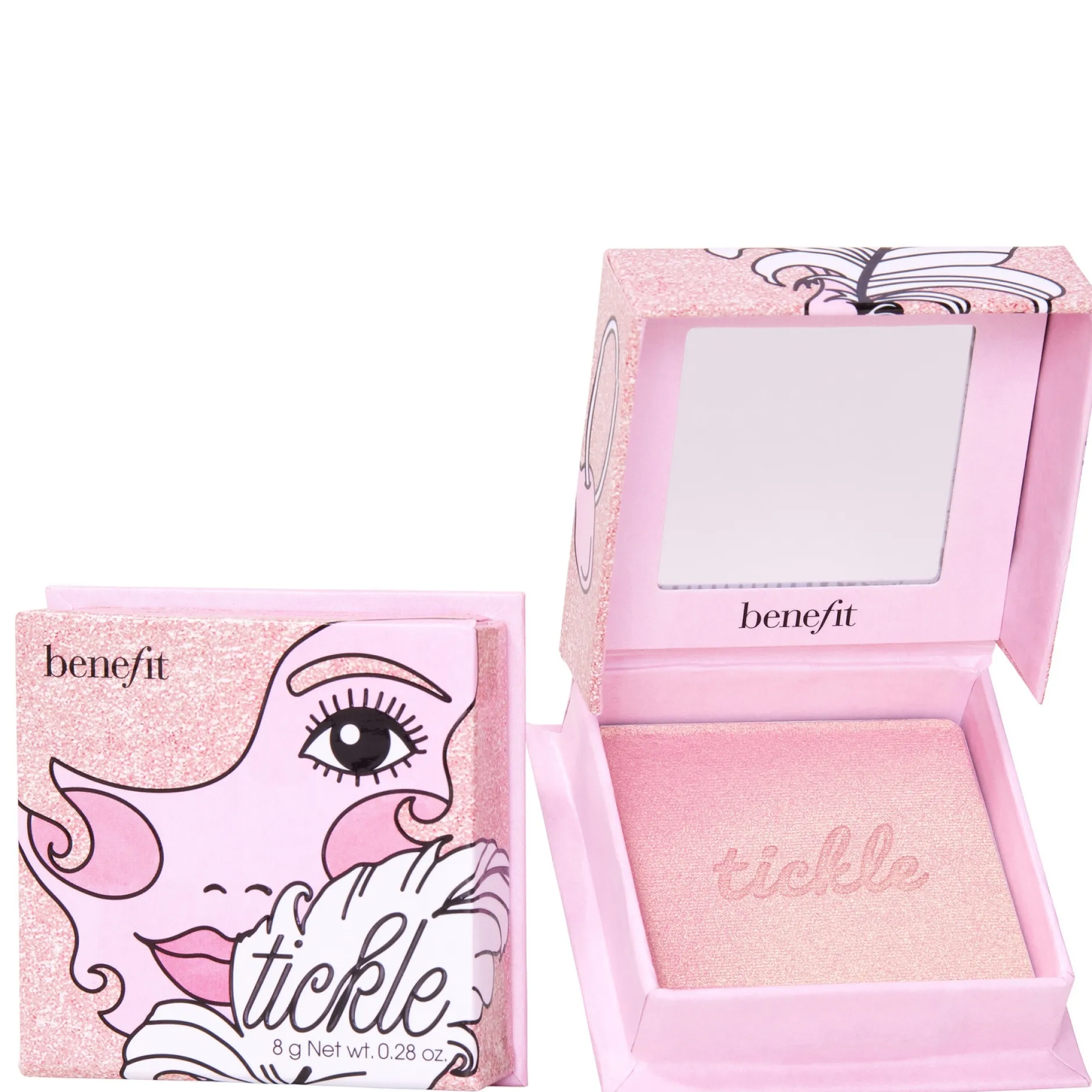 benefit Face Tickle Golden Pink Powder Highlighter 8g