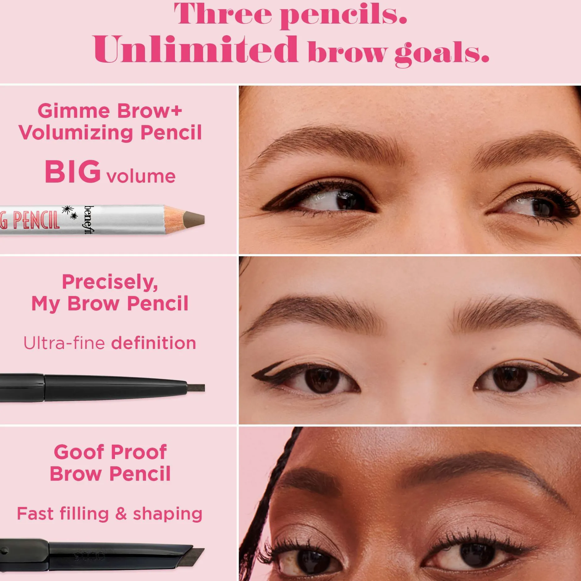 benefit Gimme Brow+ Volumizing Fiber Eyebrow Pencil 02 Warm Golden Blonde 1.19g Discount