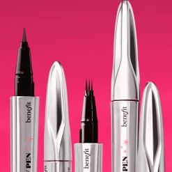benefit Mighty Fine Brow Superfine Triple Tip Pen 5 Warm Black-Brown 0.5ml Hot