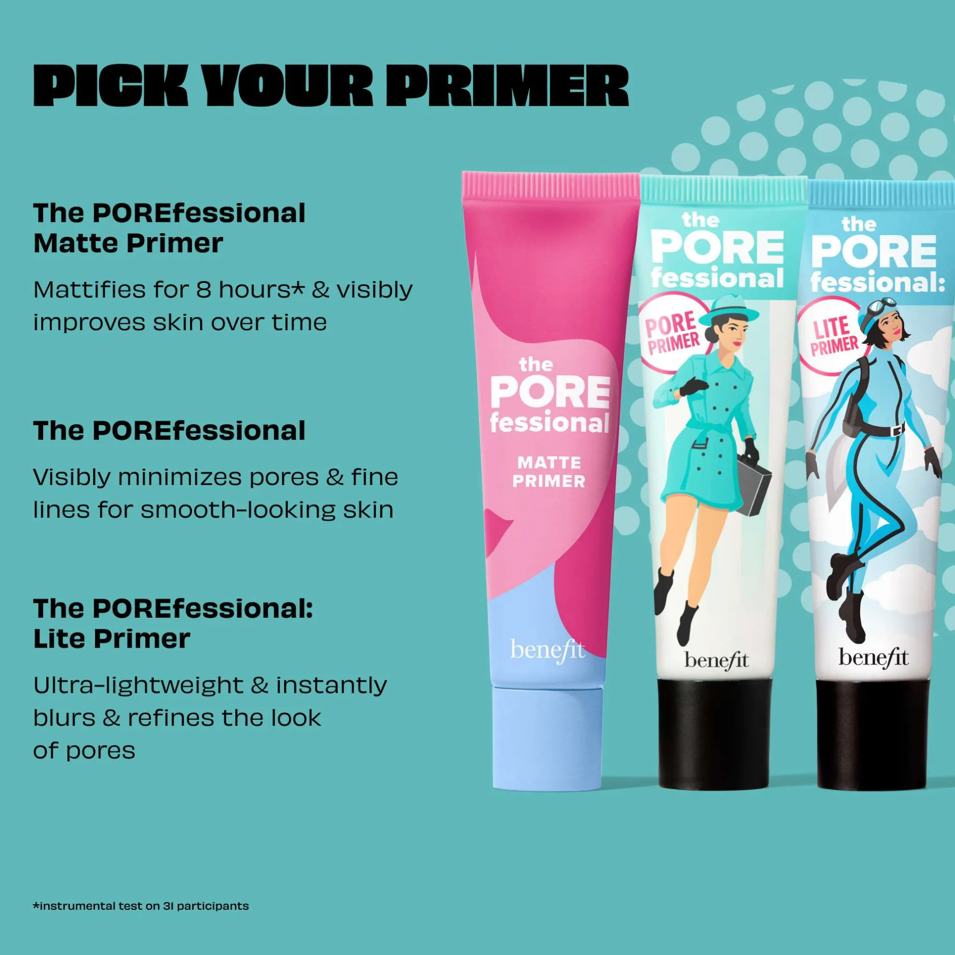 benefit The POREfessional Matte Smoothing and Blurring Face Primer 22ml Sale