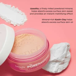 benefit The POREfessional Power Matte and Blur Loose Setting Powder 4g New