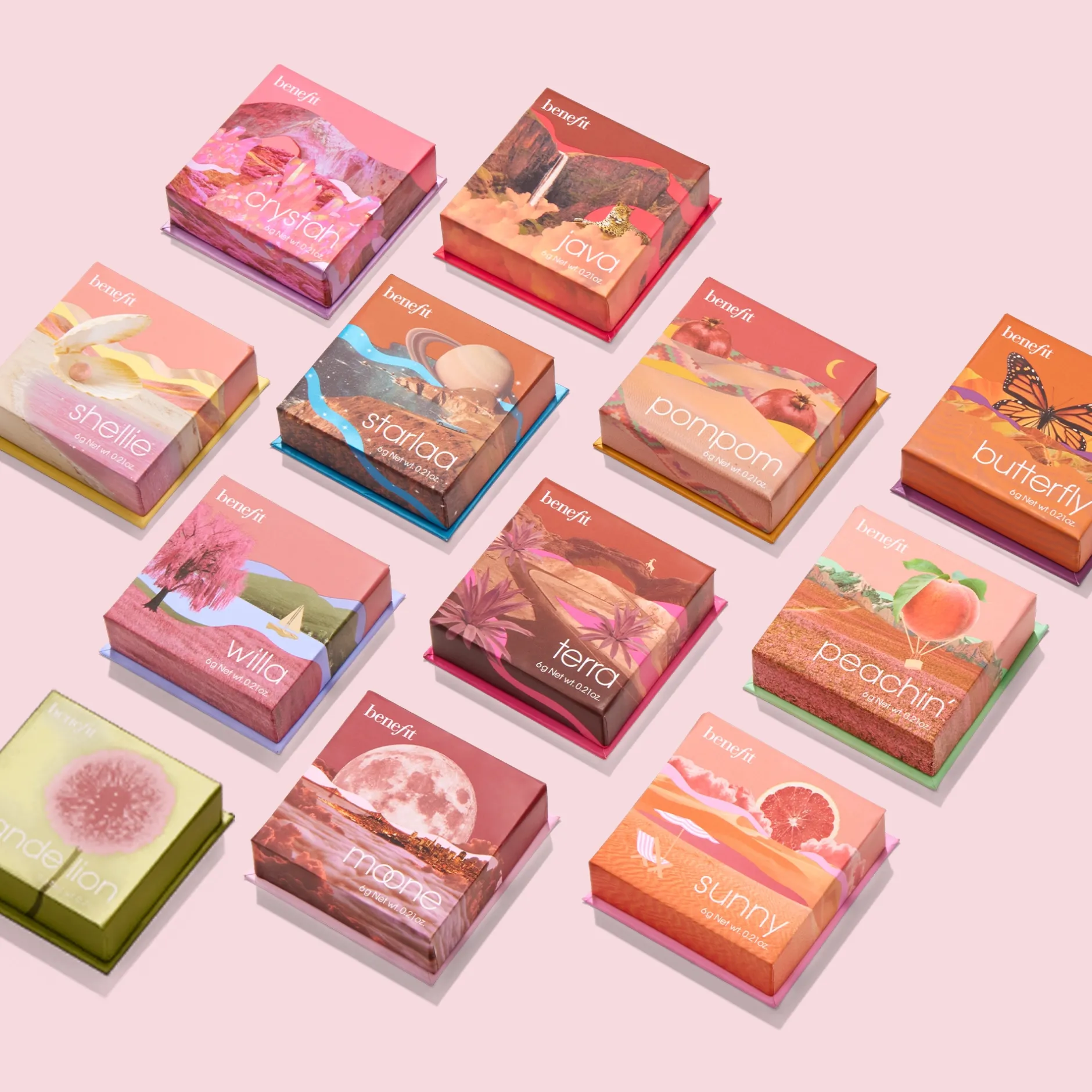 benefit WANDERful World Blush Sunny Warm Coral Powder Blush 6g Sale