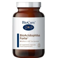 BioCare Digestion Supplements BioAcidophilus Forte x 60 Capsules New