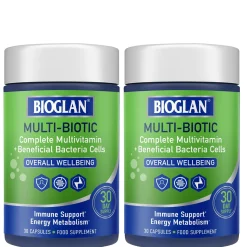 Bioglan Bundles Multi-Biotic Immune Support Energy Metabolism 2 x 30 Capsules Online