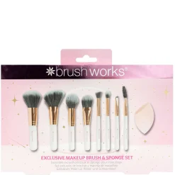 Brushworks Gifts & Sets Exclusive Makeup Brush and Sponge Set Hot