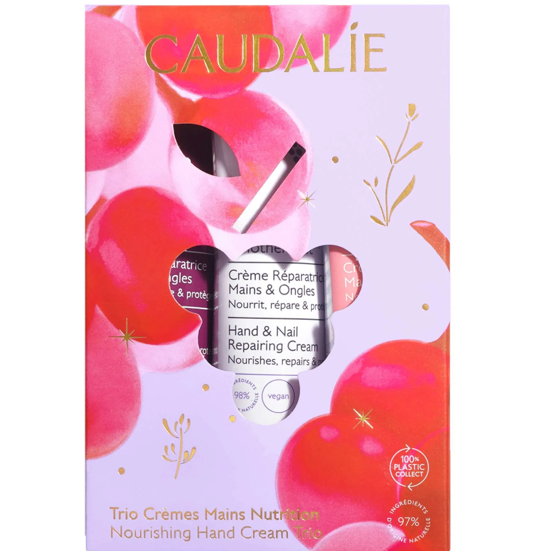 Caudalie Gifts & Sets The Nourishing Hand Cream Trio (Worth £15.00) New