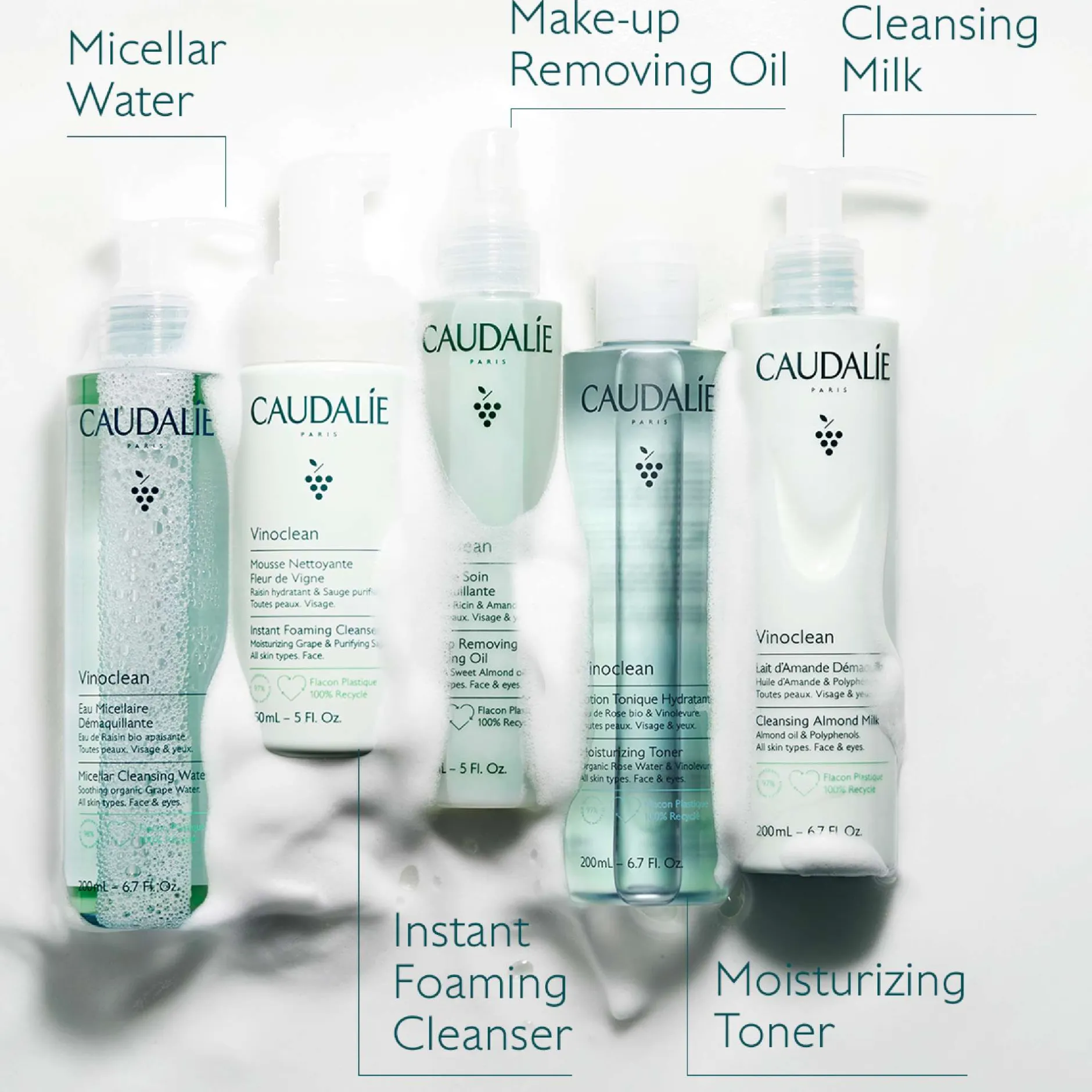 Caudalie Vinoclean Cleansing Micellar Water 200ml Sale