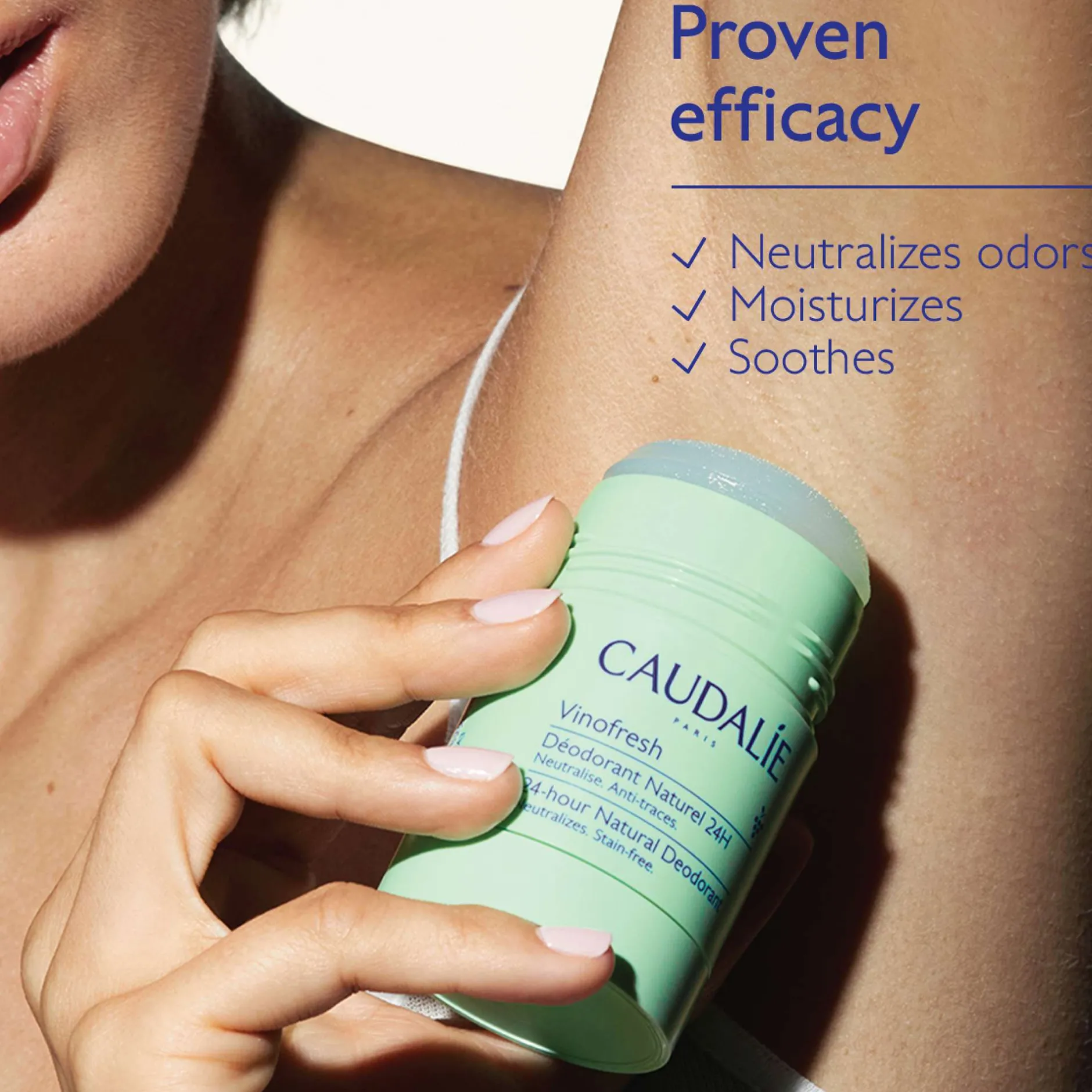 Caudalie Vinofresh Natural Aluminum-Free Deodorant 50g New