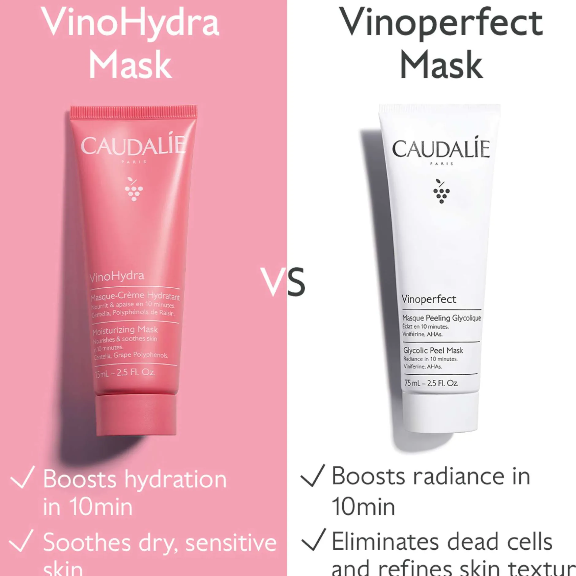 Caudalie VinoHydra Moisturising Mask 75ml Hot