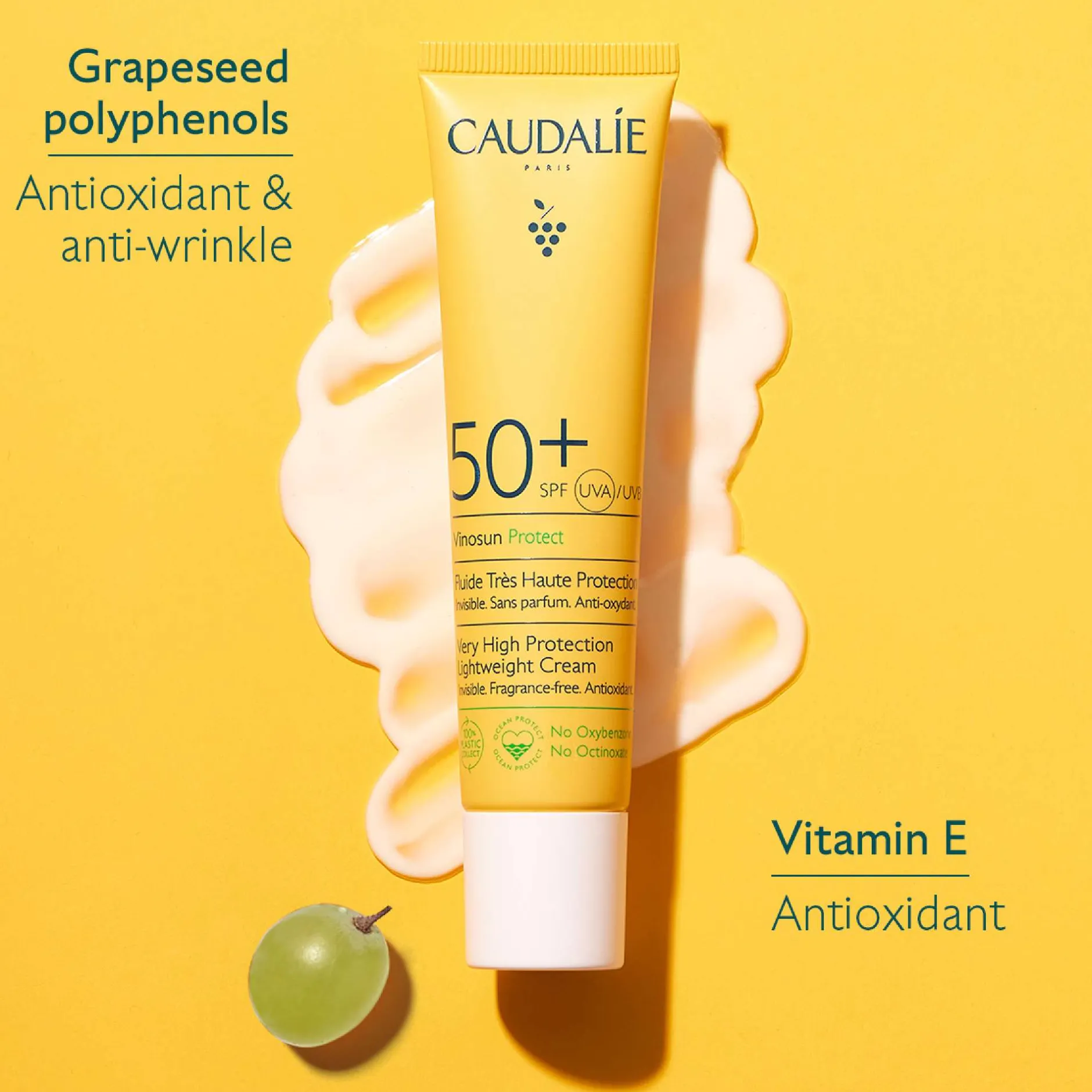 Caudalie Vinosun Protect Very High Protection Antioxidant Lightweight Fluid SPF50+ 40ml Online