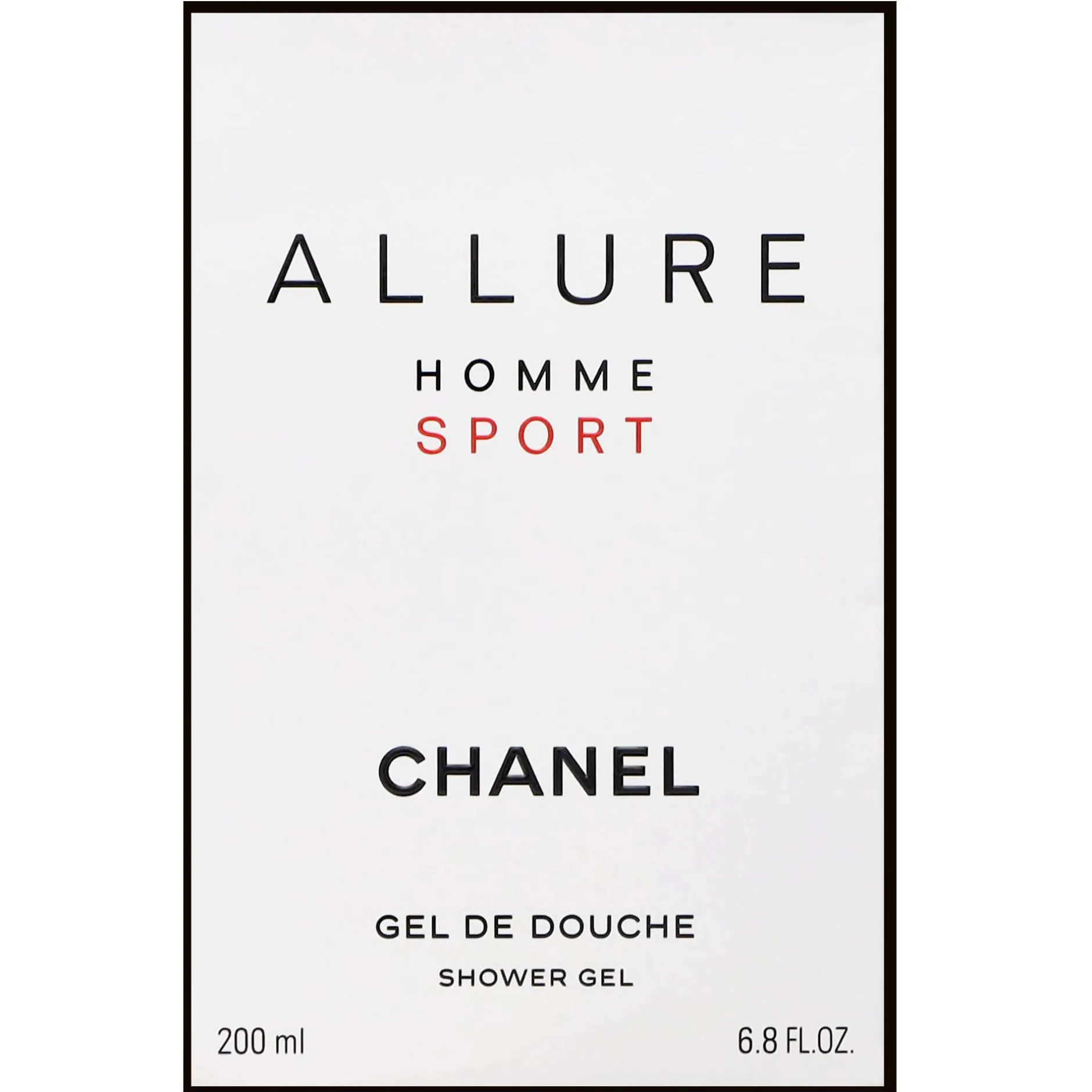 Chanel Allure Homme Sport Gel De Douche Shower Gel 200ml Discount