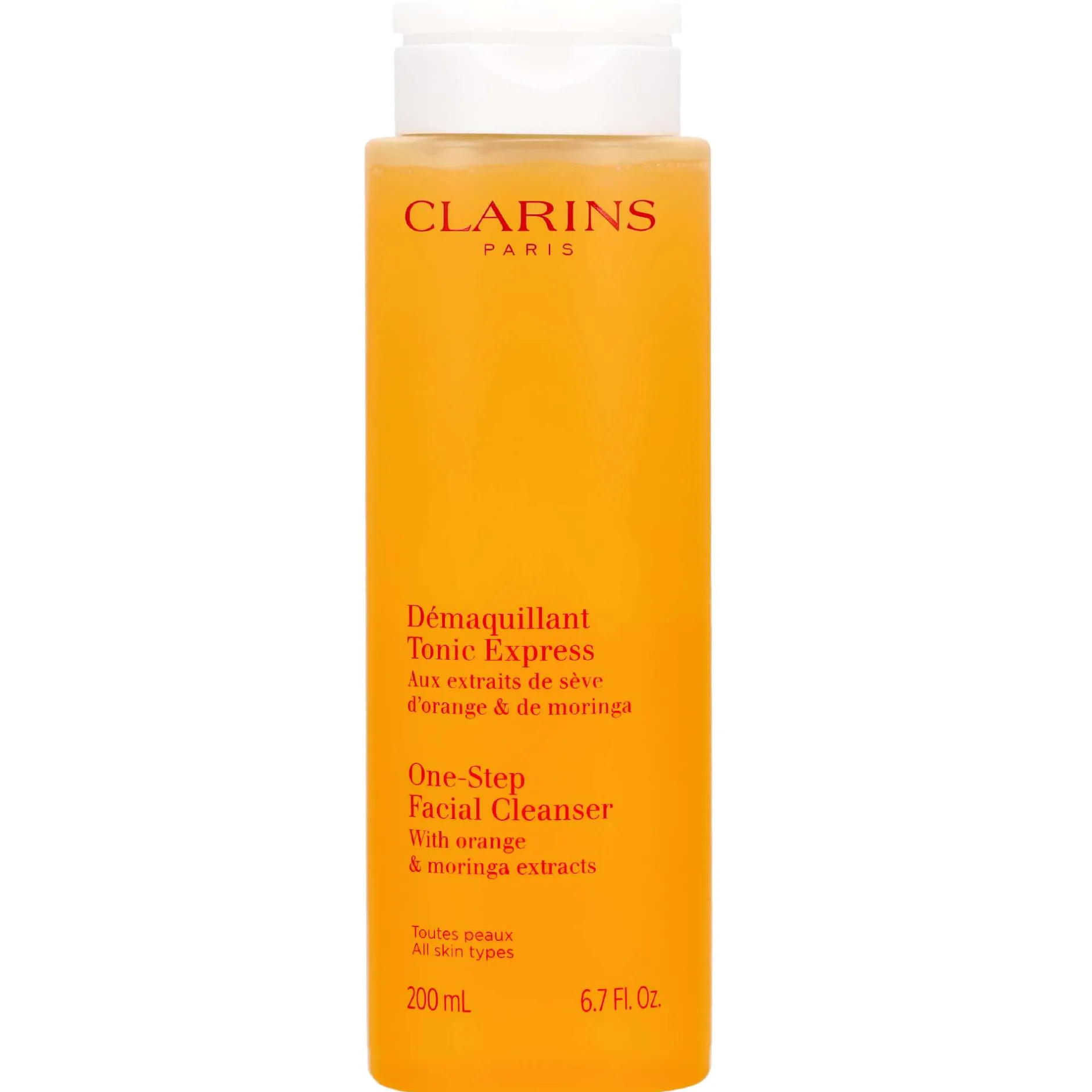 Clarins Cleansers & Toners One-Step Facial Cleanser With Orange Extract All Skin Types 200ml / 6.8 fl.oz. Hot