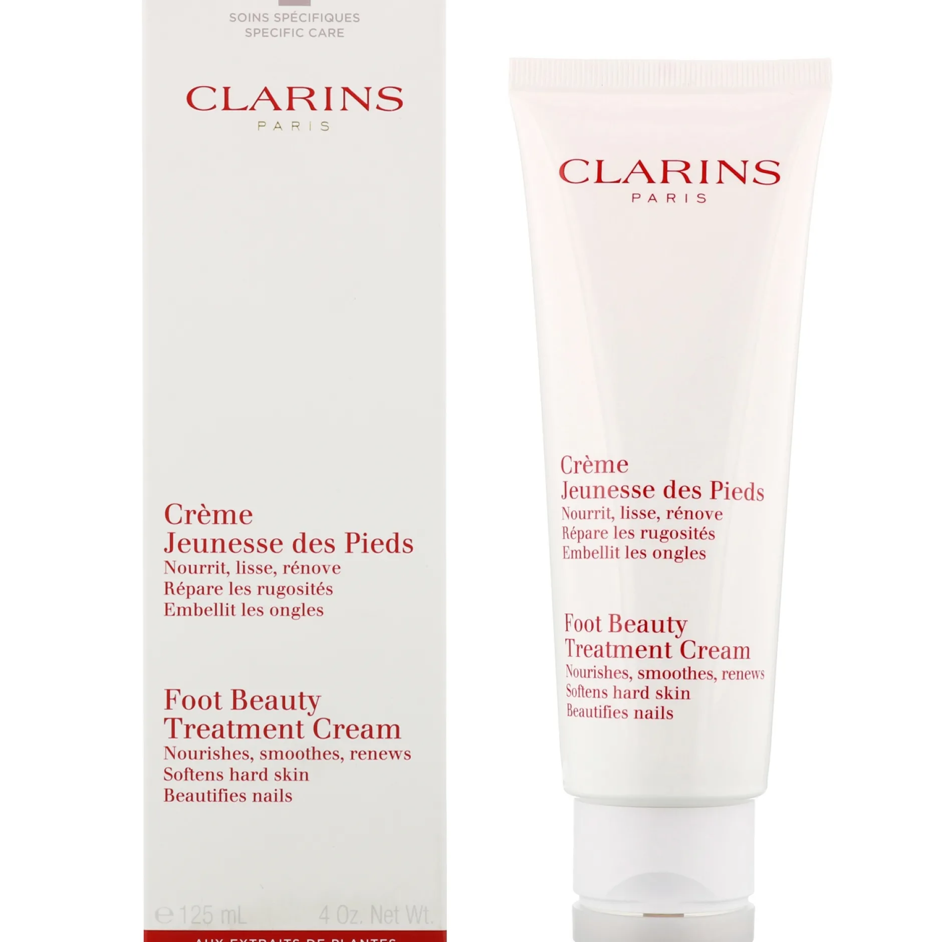 Clarins Hand & Foot Care Foot Beauty Treatment Cream 125ml / 4 oz. Best
