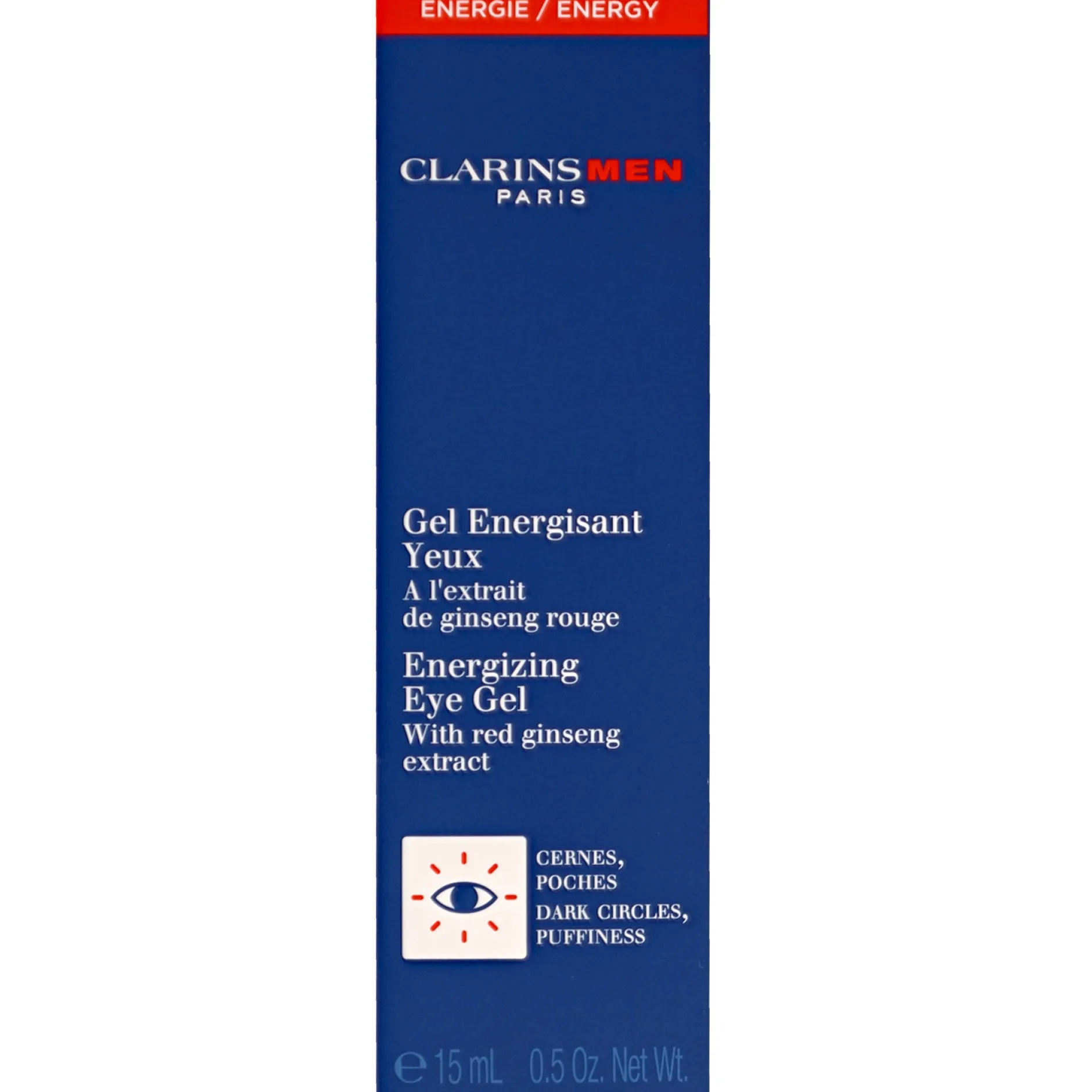 Clarins Men Energizing Eye Gel With Red Ginseng Extract 15ml Clearance