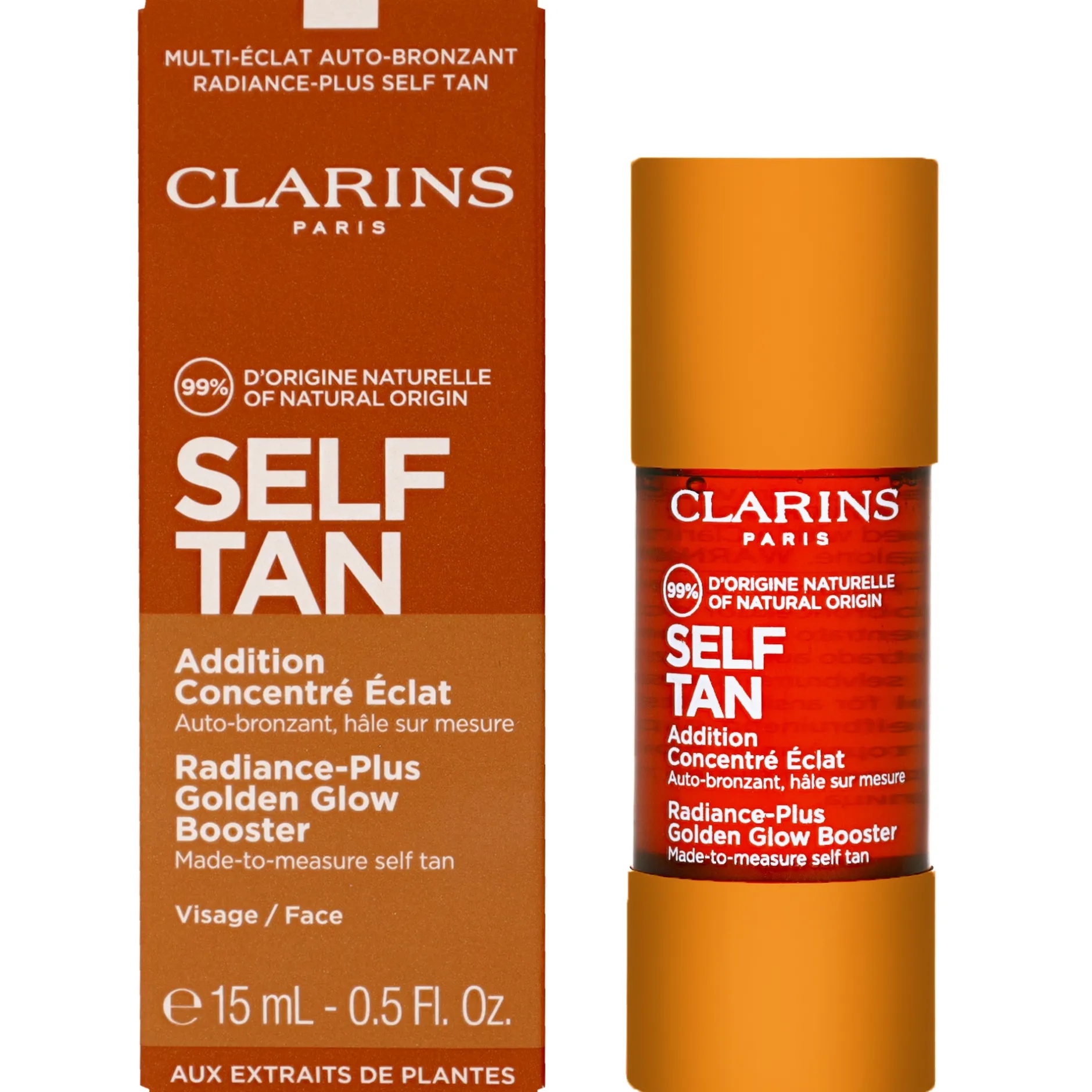 Clarins Self Tanning Radiance-Plus Golden Glow Booster For Face 15ml / 0.5 fl.oz. Clearance