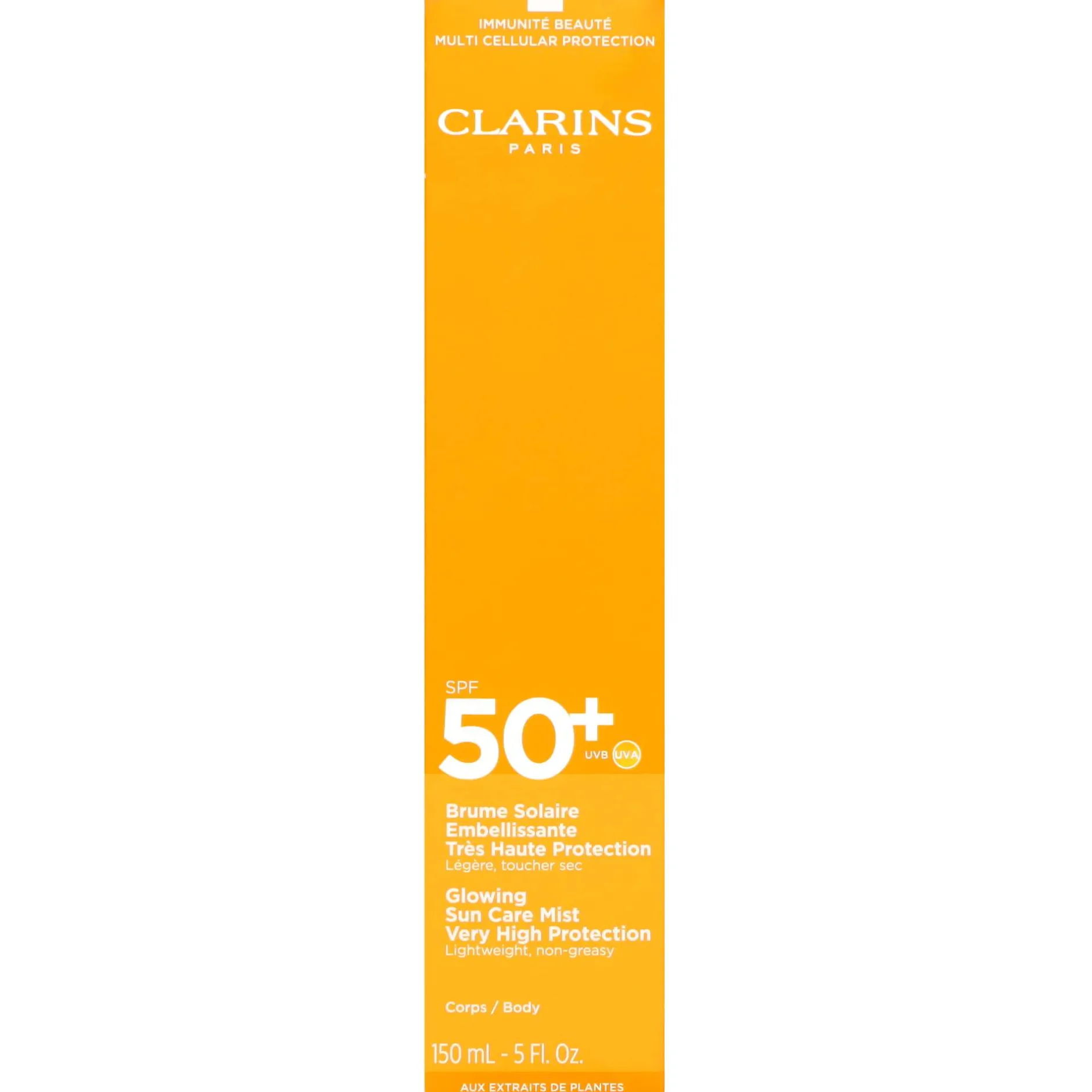 Clarins Sun Care Glowing Sun Care Mist Very High Protection for Body SPF50 150ml
