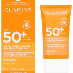 Clarins Sun Care Youth-protecting Sunscreen Very High Protection SPF50+ 50ml Hot