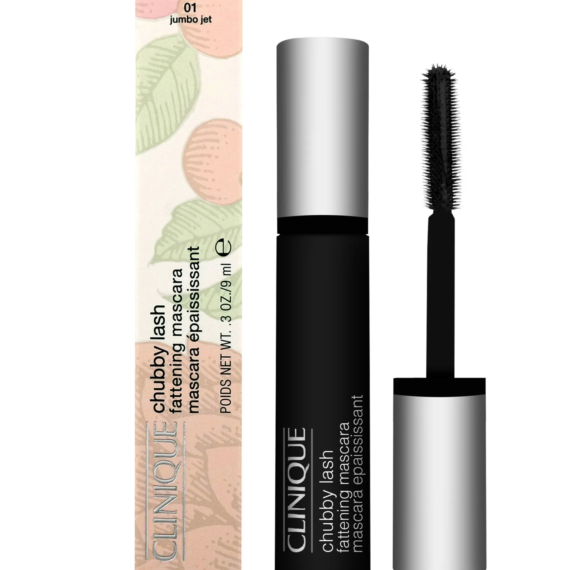 Clinique Chubby Lash Fattening Mascara 01 Jumbo Jet 9ml / 0.3 fl.oz. New