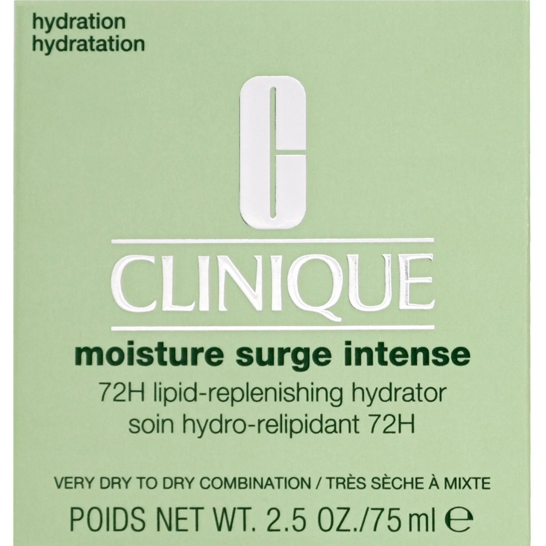 Clinique Moisturisers Moisture Surge Intense 72H Lipid-Replenishing Hydrator for Very Dry / Dry Combination Skin 75ml Outlet