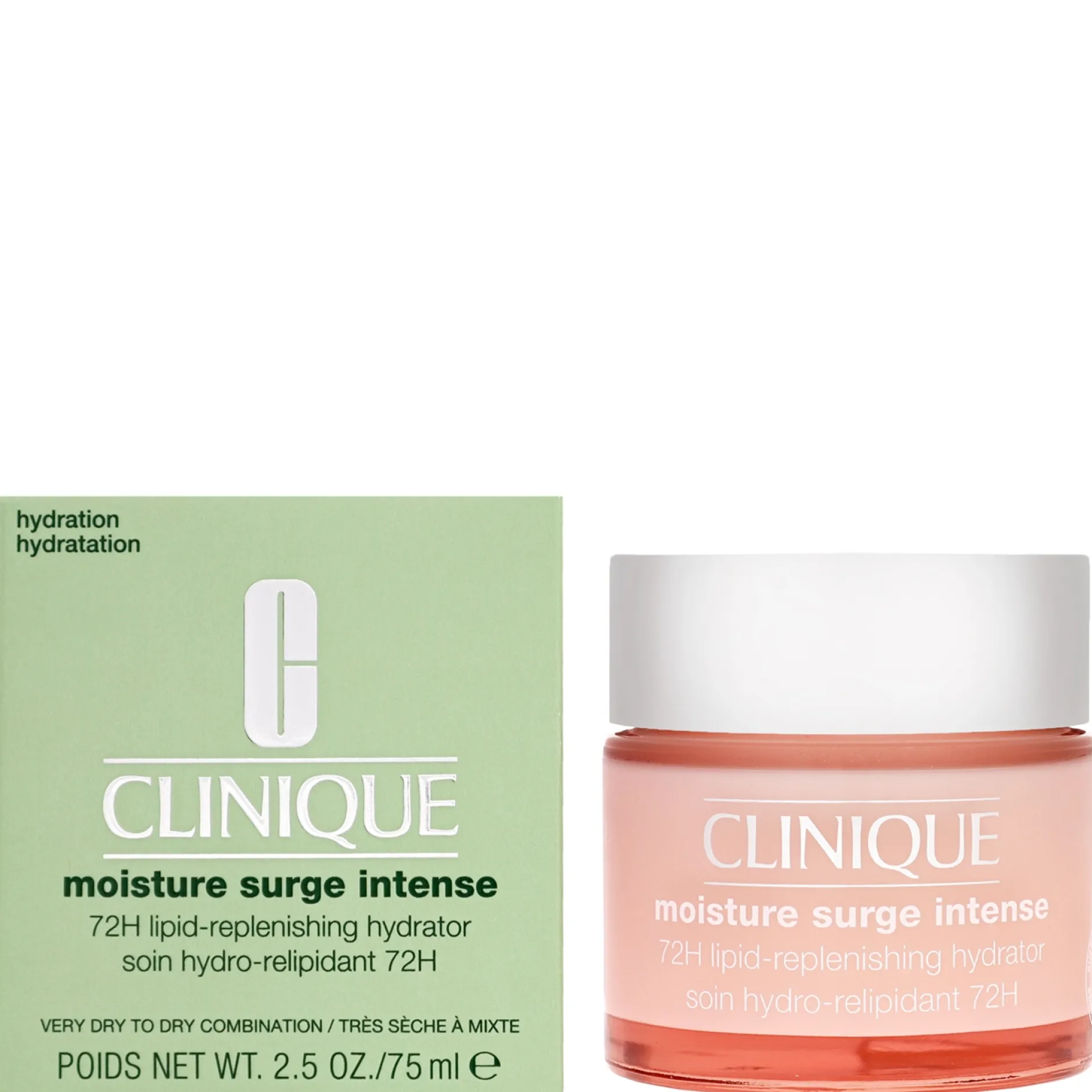 Clinique Moisturisers Moisture Surge Intense 72H Lipid-Replenishing Hydrator for Very Dry / Dry Combination Skin 75ml Outlet