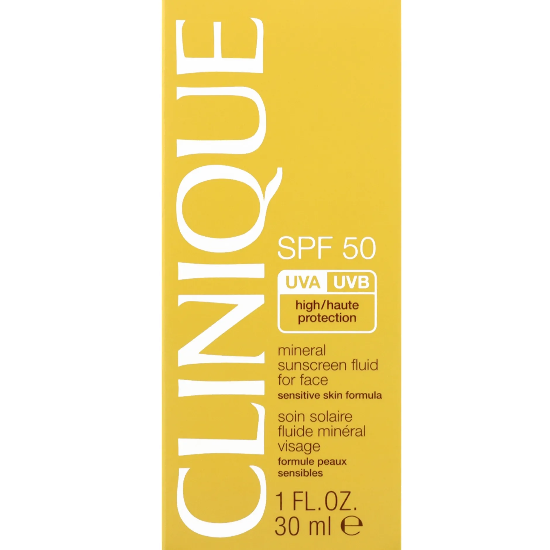Clinique Sun Protection SPF50 Mineral Sunscreen Fluid for Face 30ml / 1 fl.oz. Best