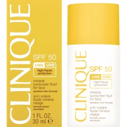 Clinique Sun Protection SPF50 Mineral Sunscreen Fluid for Face 30ml / 1 fl.oz. Best