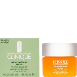 Clinique Superdefense Fatigue + 1st Signs of Age Multi-Correcting Cream for Very Dry to Dry Combination Skin SPF25 30ml Clearance