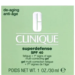 Clinique Superdefense Fatigue + 1st Signs of Age Multi-Correcting Gel SPF40 30ml Discount