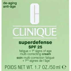 Clinique Superdefense Fatigue + 1st Signs of Age Multi-Correcting Cream for Very Dry to Dry Combination Skin SPF25 50ml Sale