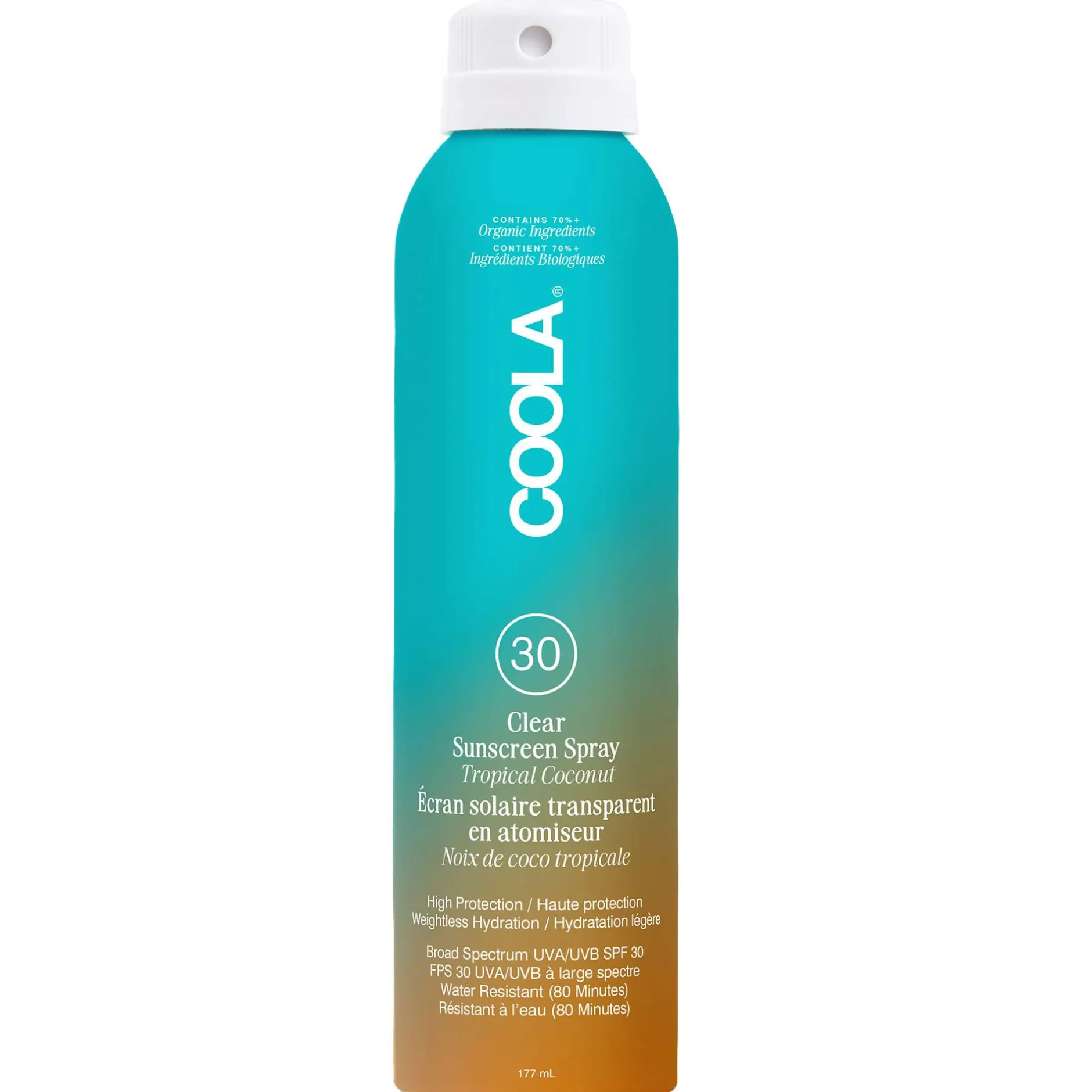 Coola Body Care Classic Body Sunscreen Spray SPF30 Tropical Coconut 177ml Best