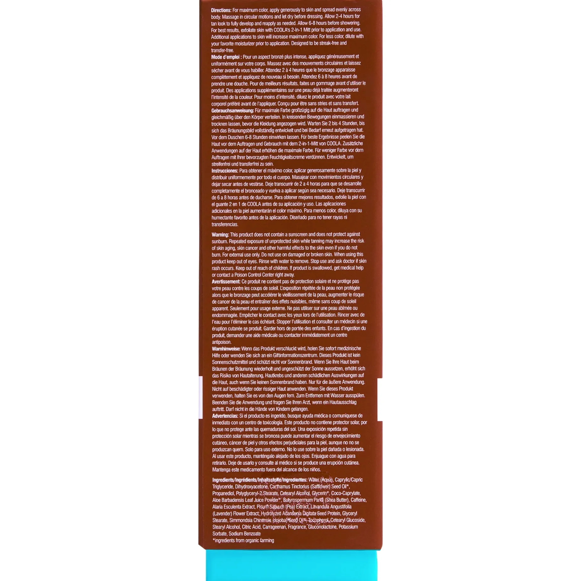Coola Body Care Sunless Tan Firming Lotion 177ml Hot