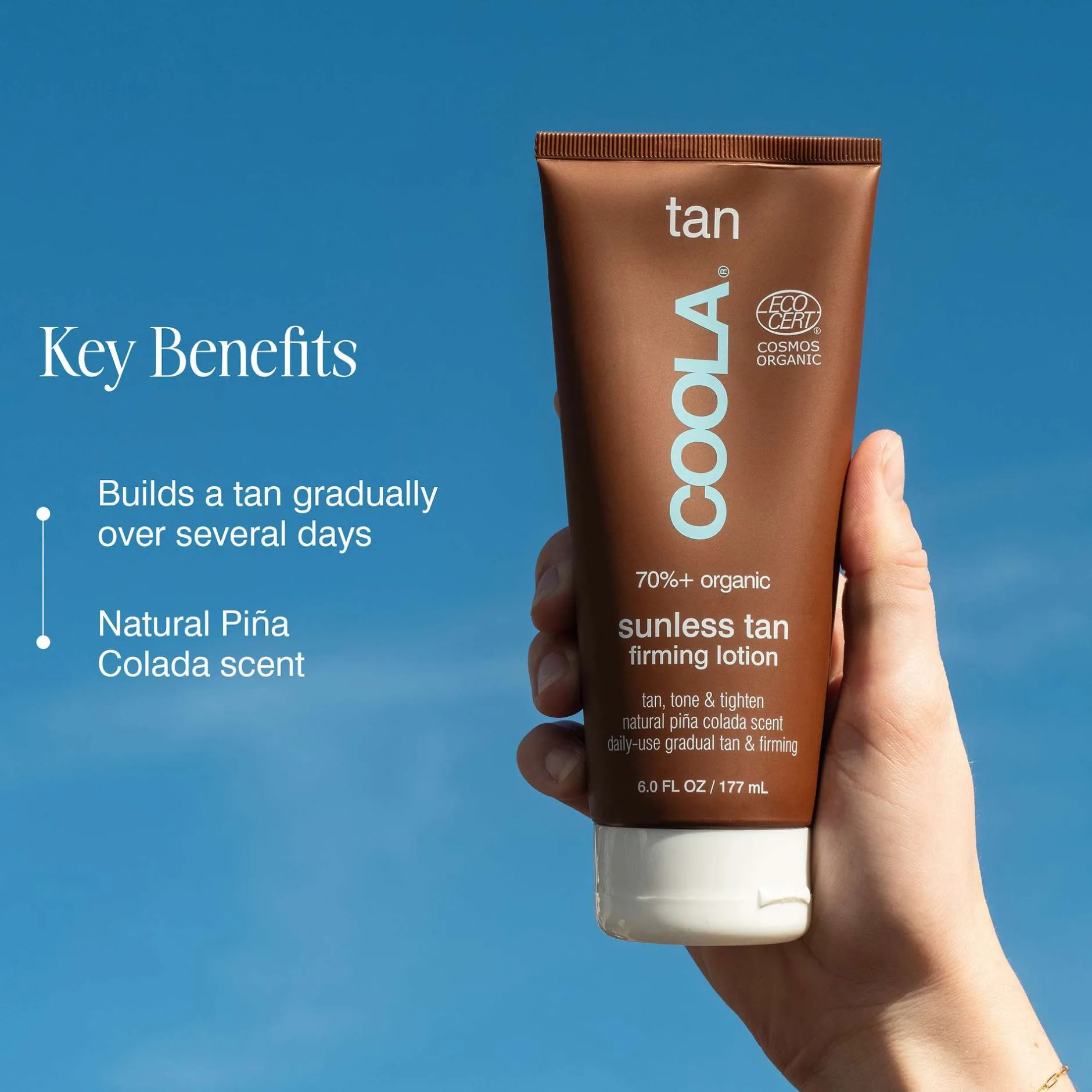 Coola Body Care Sunless Tan Firming Lotion 177ml Hot