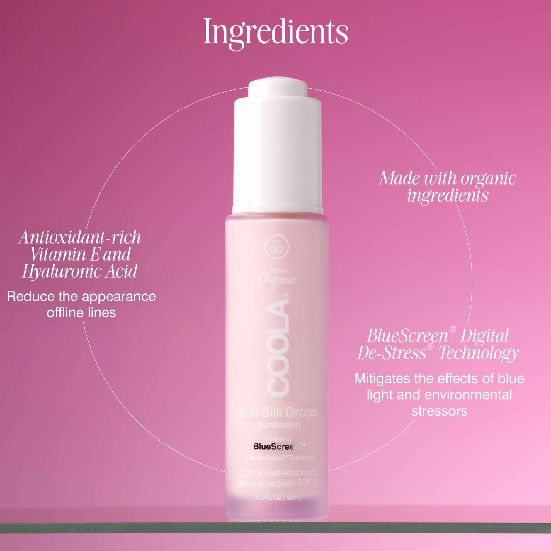 Coola Face Care Sun Silk Drops SPF30 30ml Best