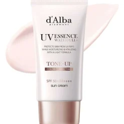 d'Alba Piedmont Sun Care UV Essence Waterfull Tone-Up Colour Correcting Sun Cream SPF50+ 50ml Sale