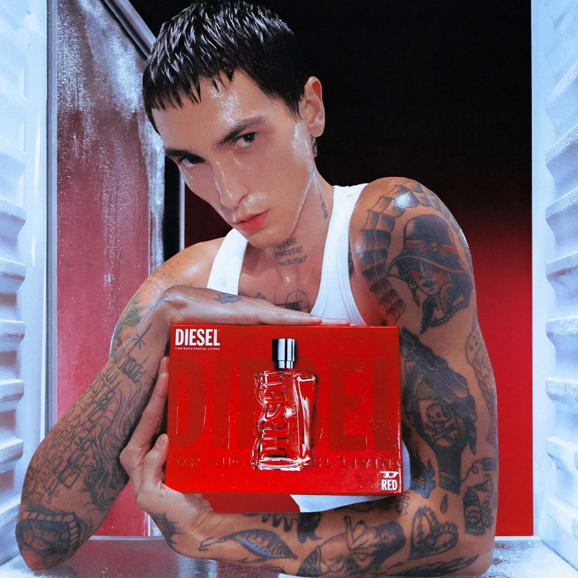 Diesel D RED Eau de Parfum Spray 50ml Gift Set Outlet