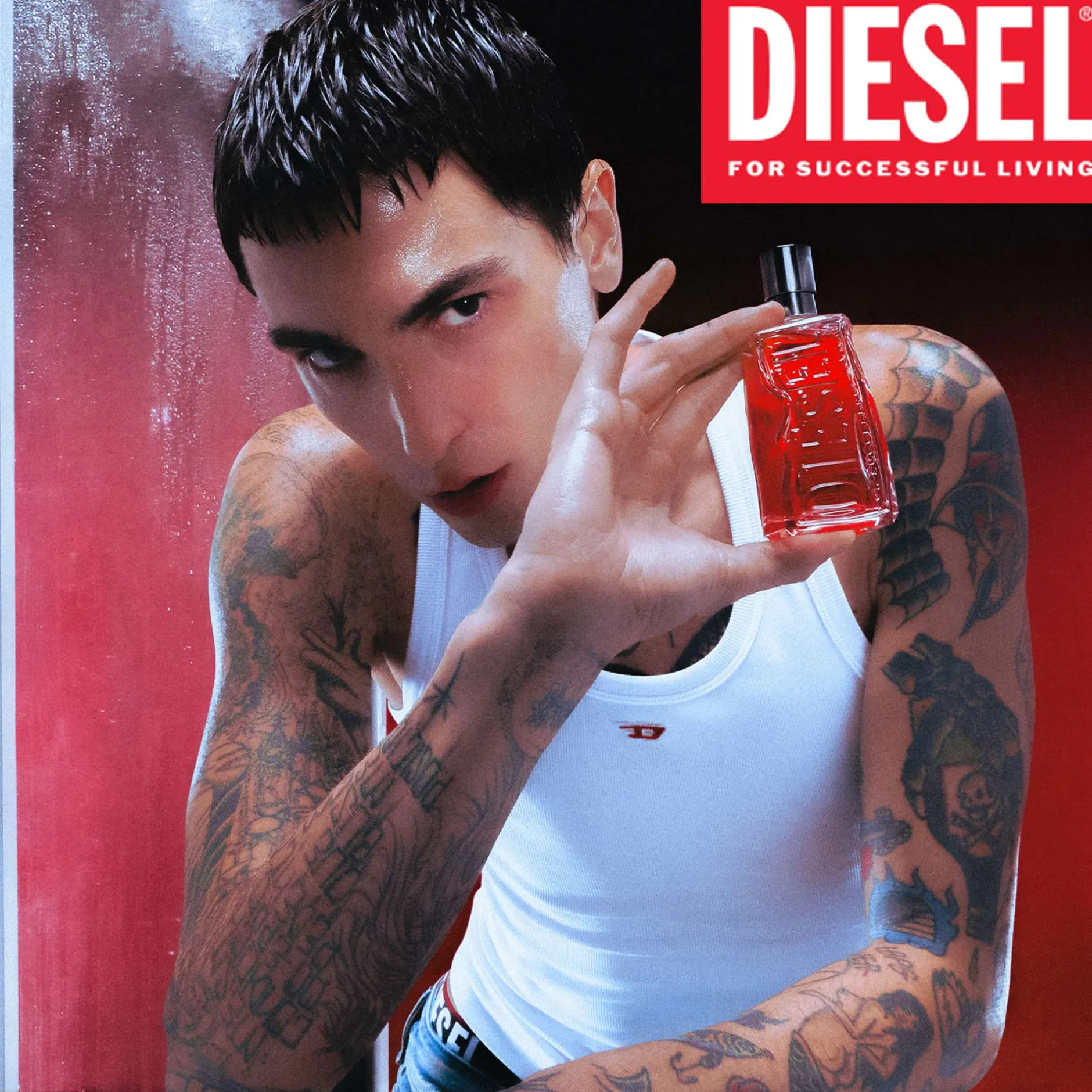 Diesel D RED Eau de Parfum Spray 50ml Gift Set Outlet