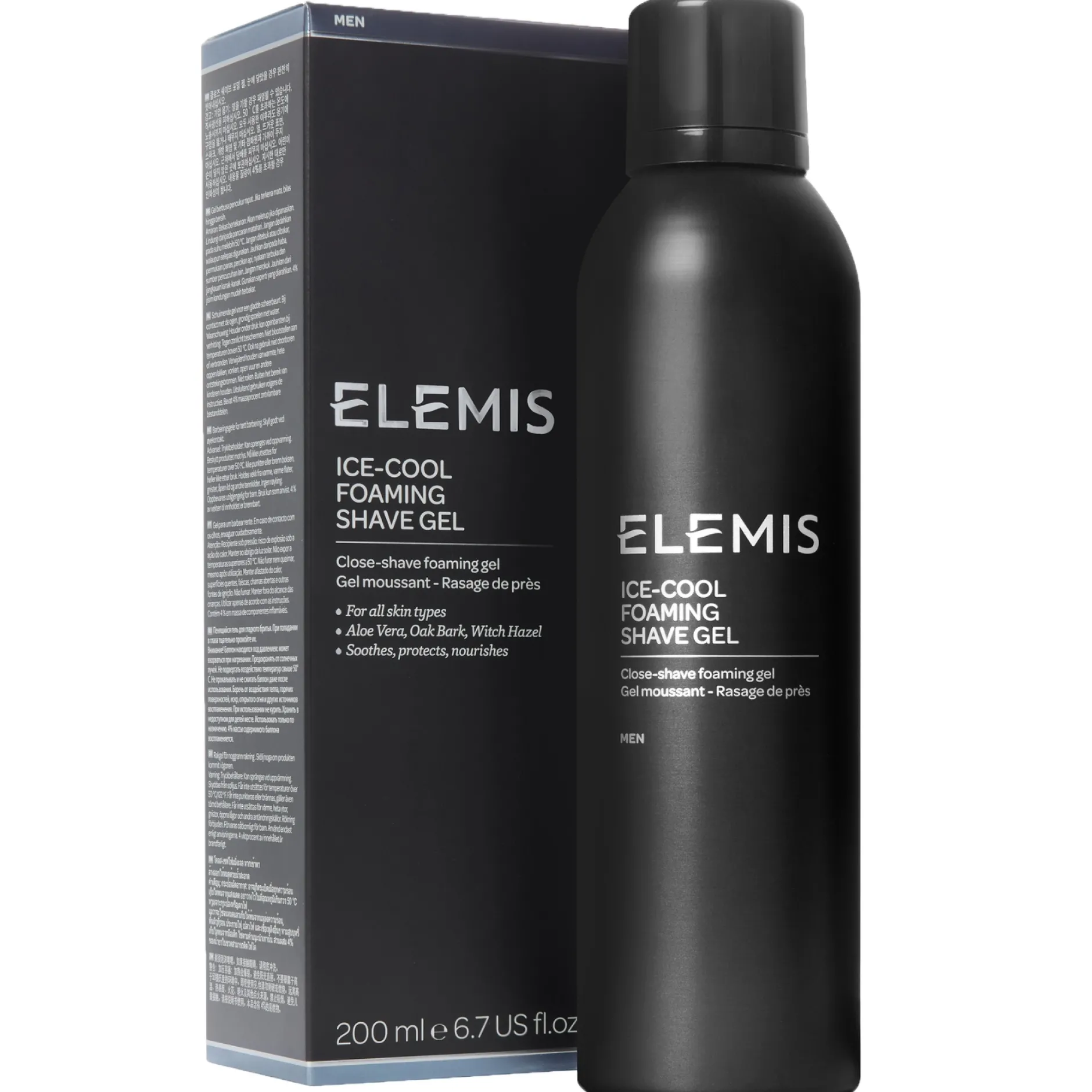 ELEMIS Men Ice-Cool Foaming Shave Gel 200ml / 6.7 fl.oz. New