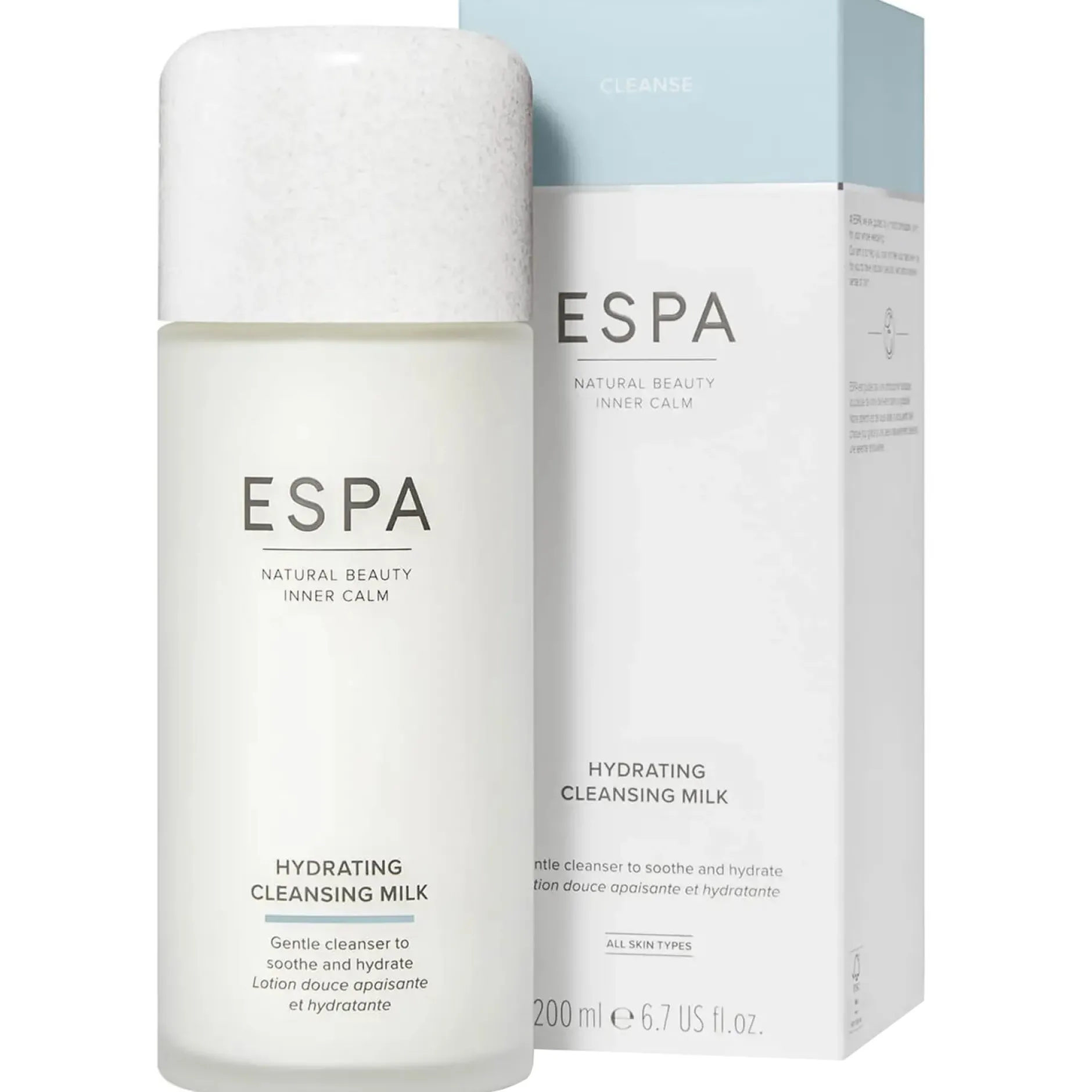 ESPA Face Cleansers Hydrating Cleansing Milk 200ml Clearance
